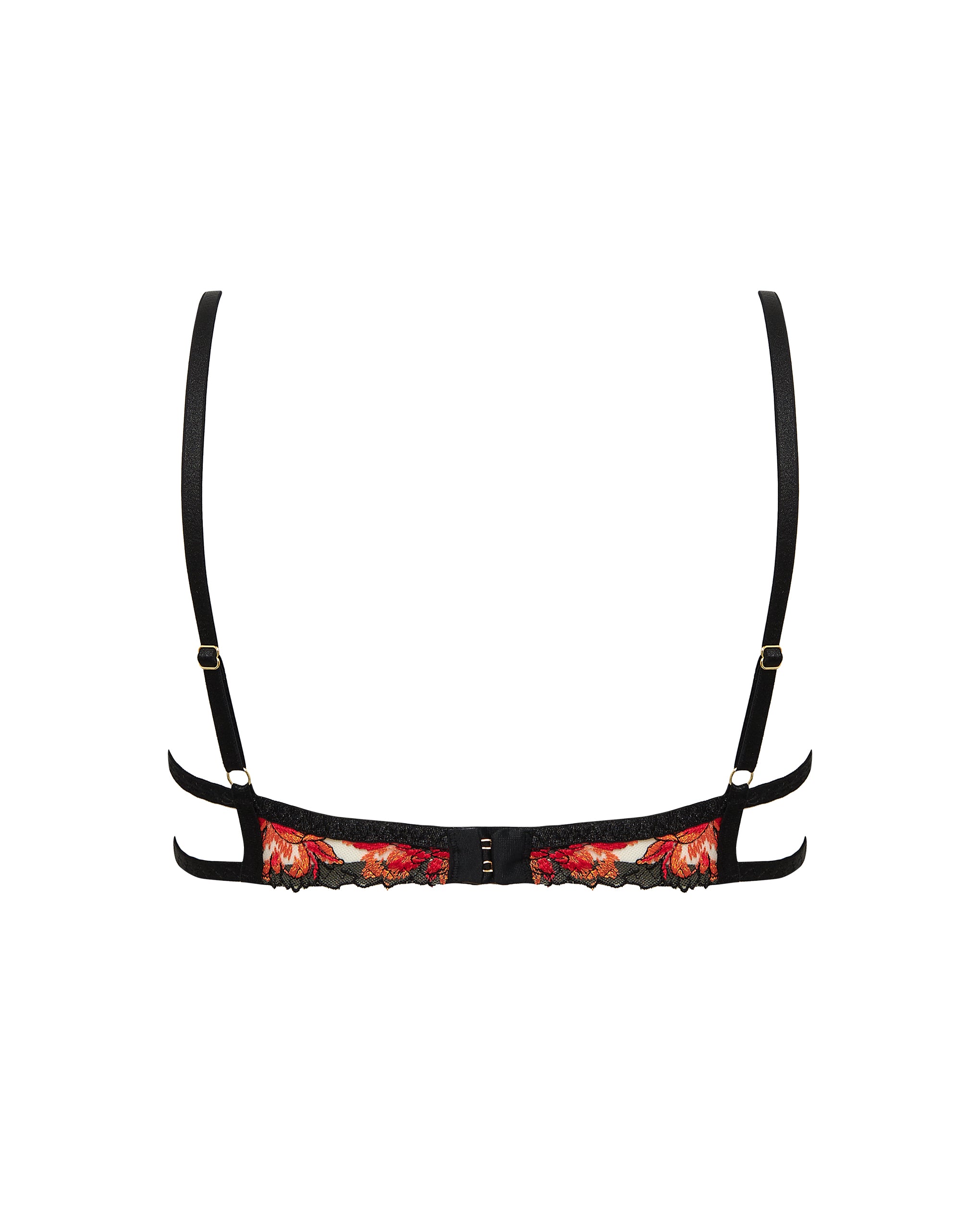 Calista Wired Bra Black/Red