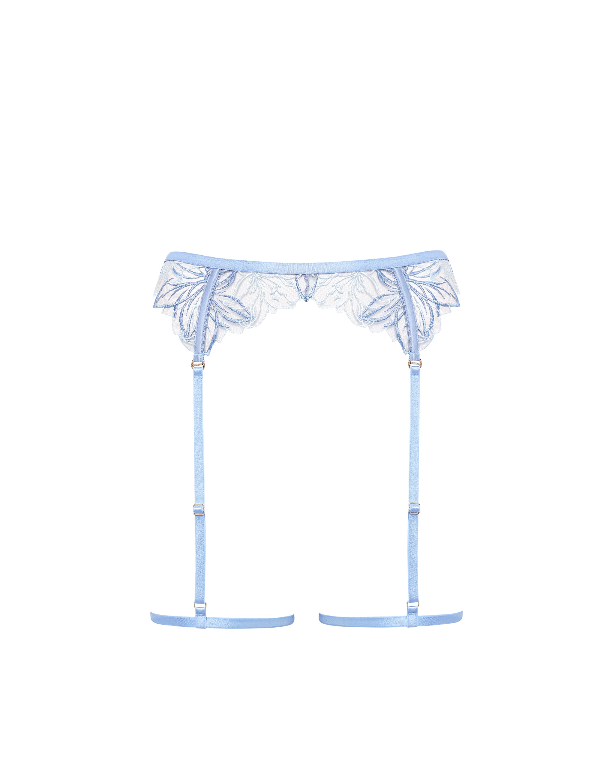 Lilly Thigh Harness Hydrangea Blue/Ice Water Blue/Sheer