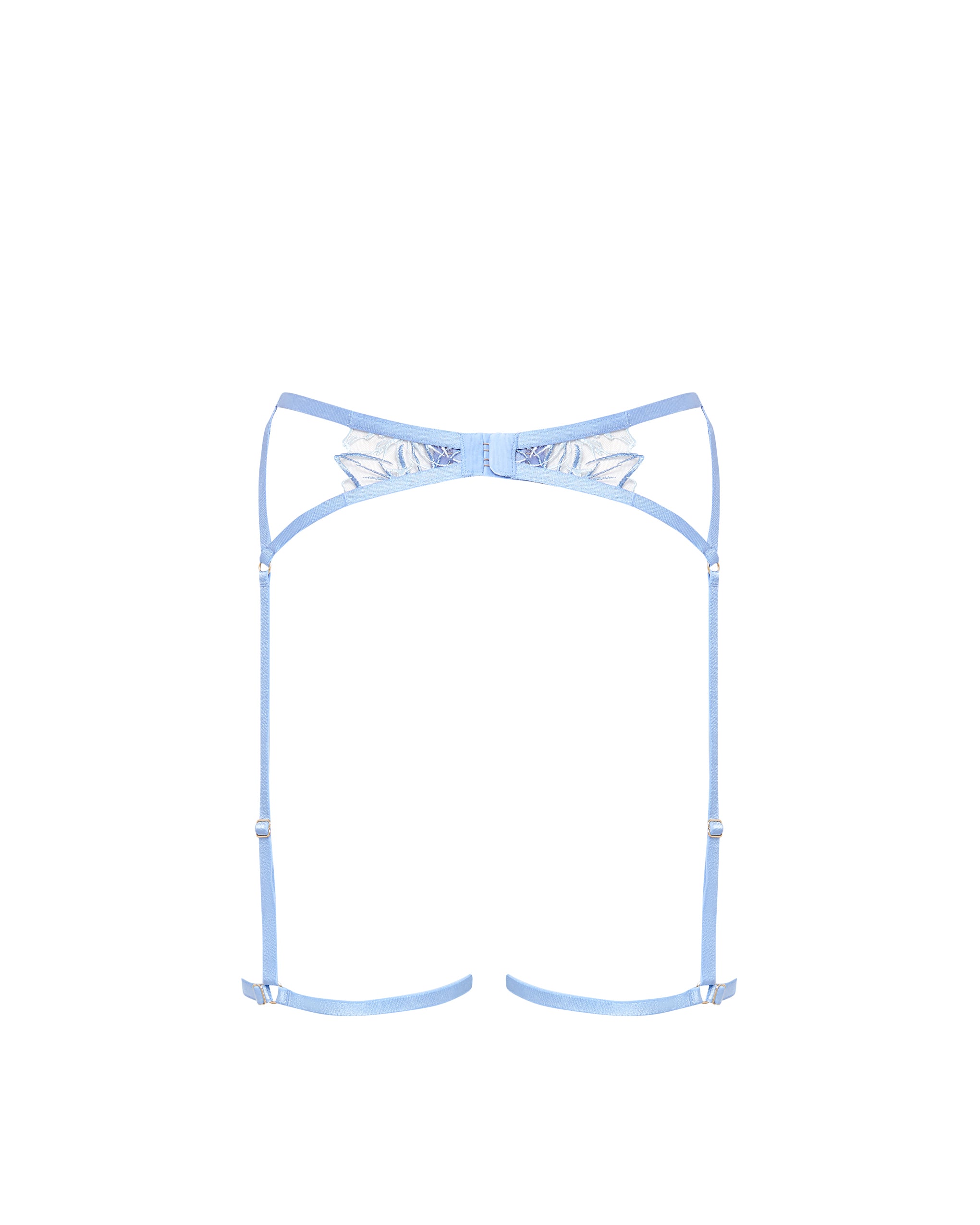 Lilly Thigh Harness Hydrangea Blue/Ice Water Blue/Sheer