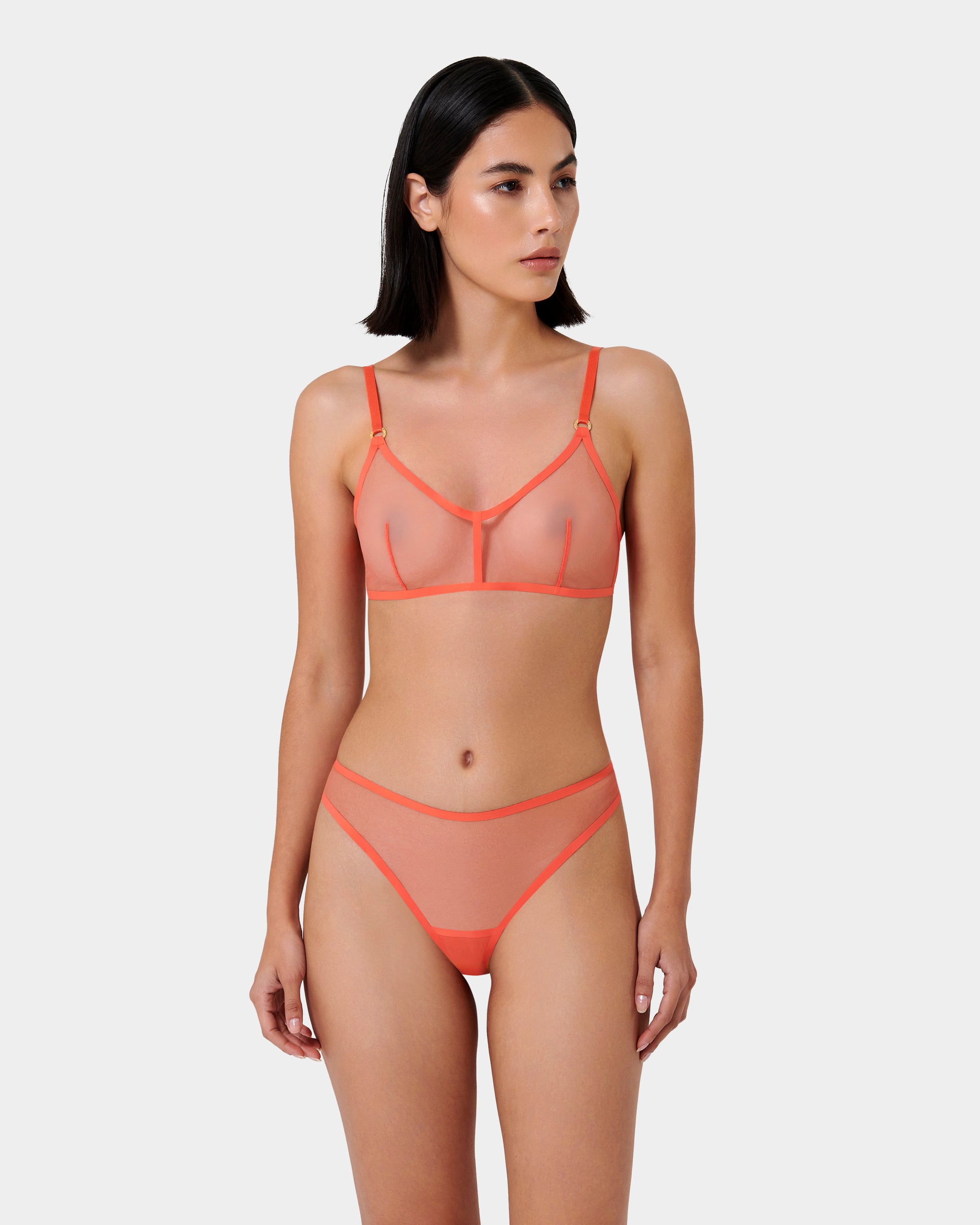 Naomi Brief Hot Coral