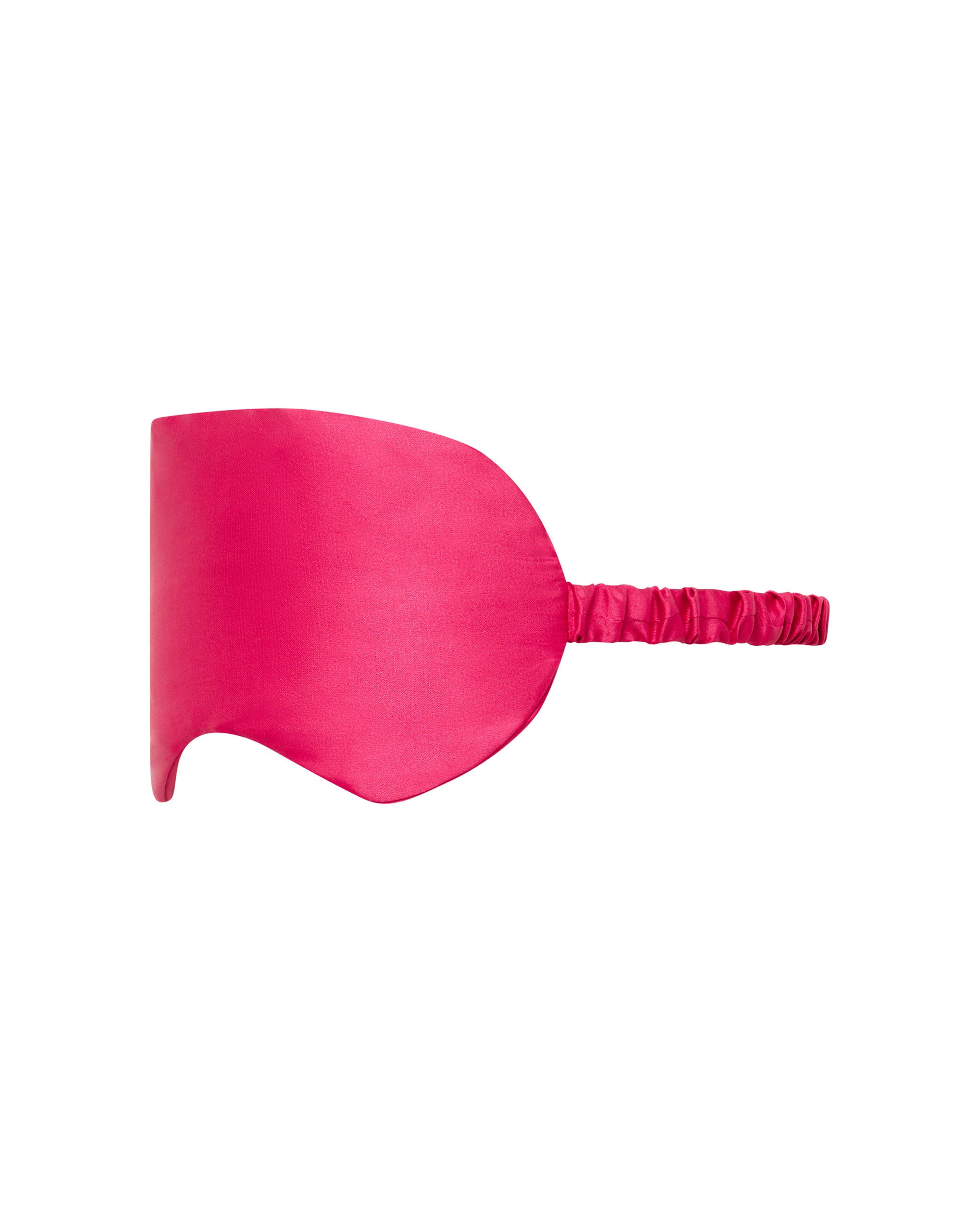 Saskia Luxury Satin Eye Mask Fuchsia Pink