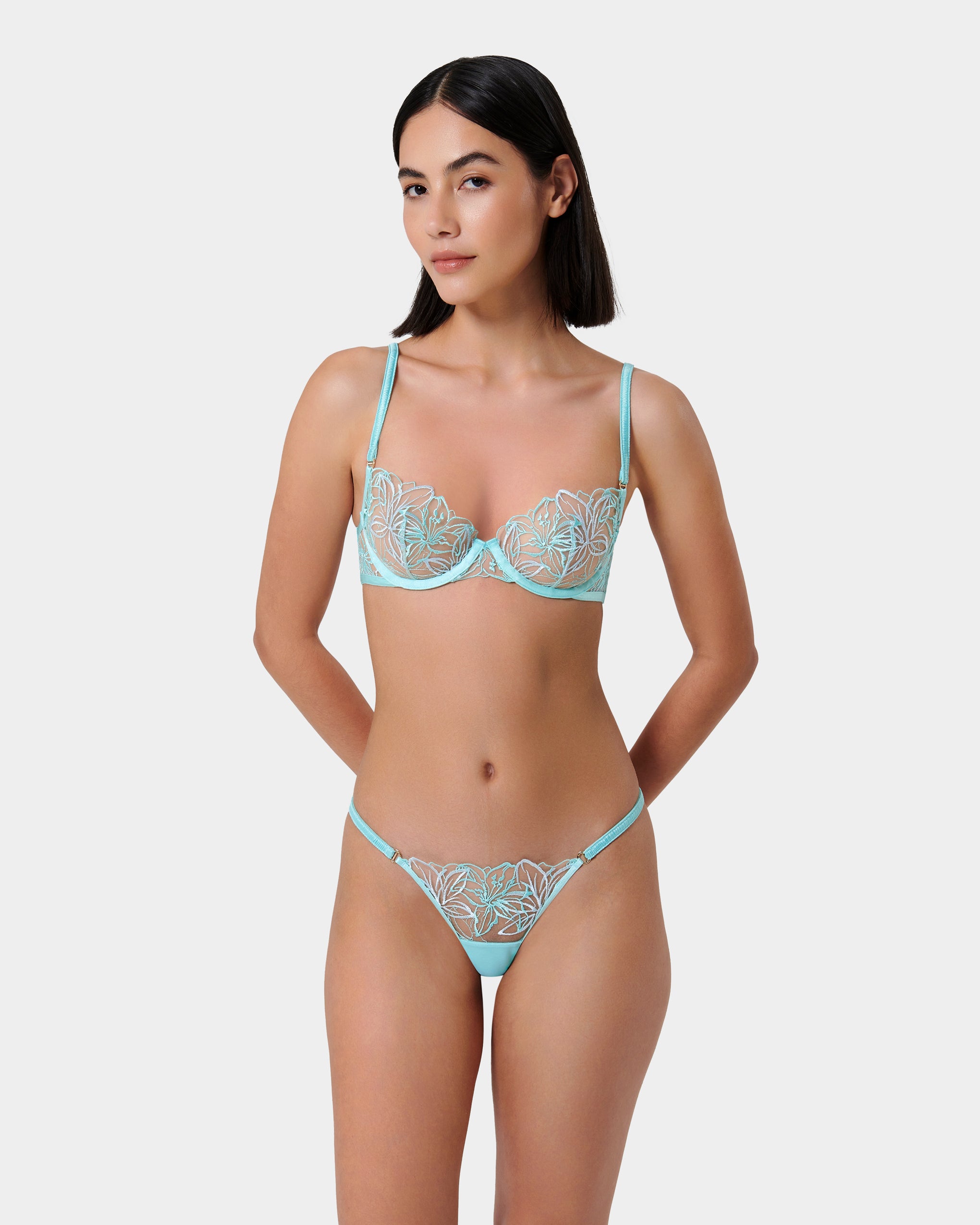 Set: Lilly Island Paradise Blue/Ice Water Blue/Sheer